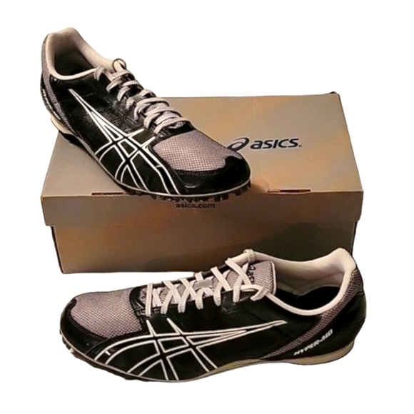 NEW in Box ASICS Men's Hyper MDTrack & Field Shoe - Lightning/Jet Black/White